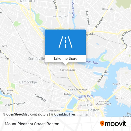Mount Pleasant Street map