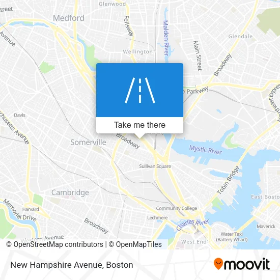 New Hampshire Avenue map