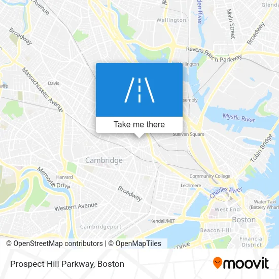 Prospect Hill Parkway map