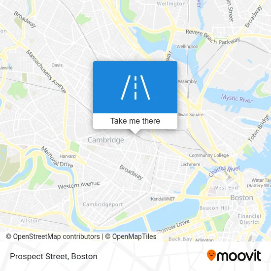 Prospect Street map