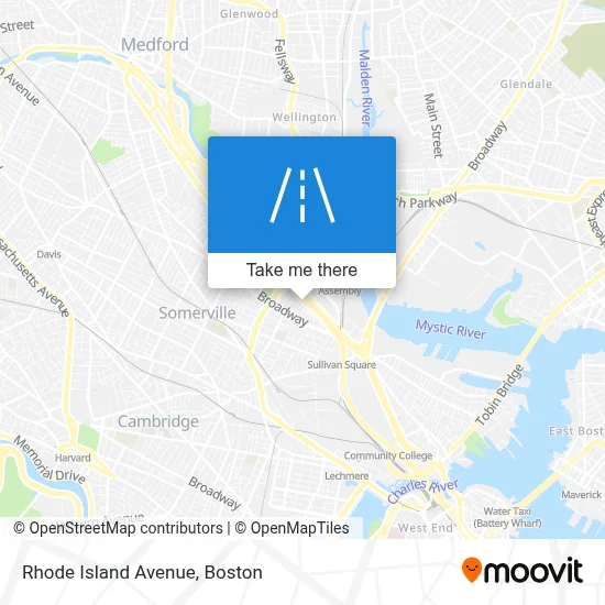 Rhode Island Avenue map