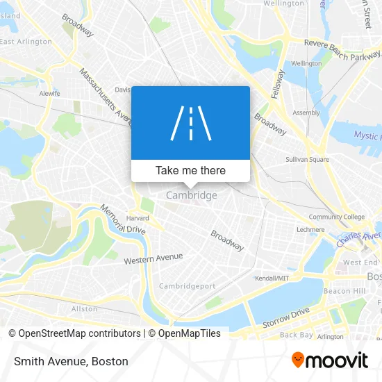 Smith Avenue map