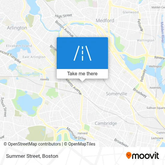 Summer Street map