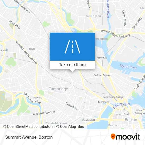 Summit Avenue map