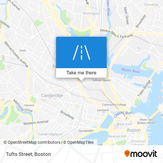 Mapa de Tufts Street