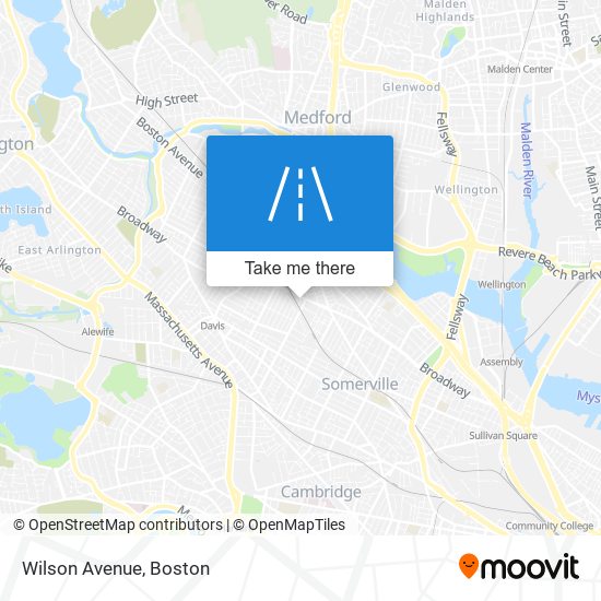 Mapa de Wilson Avenue