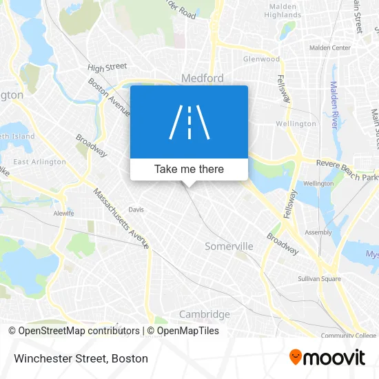 Winchester Street map