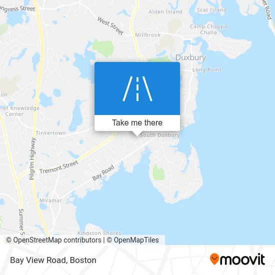 Bay View Road map