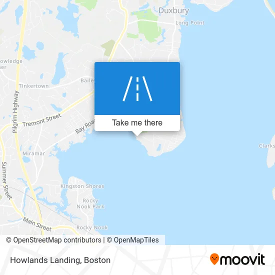 Howlands Landing map