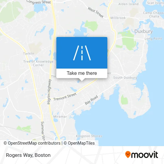 Rogers Way map