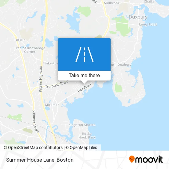 Summer House Lane map