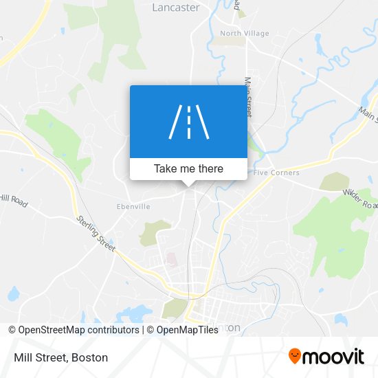 Mapa de Mill Street