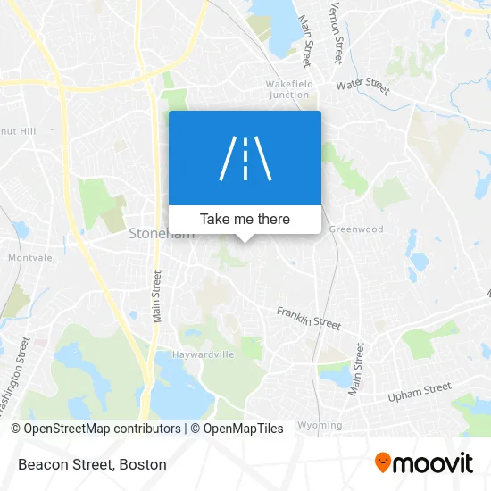 Beacon Street map