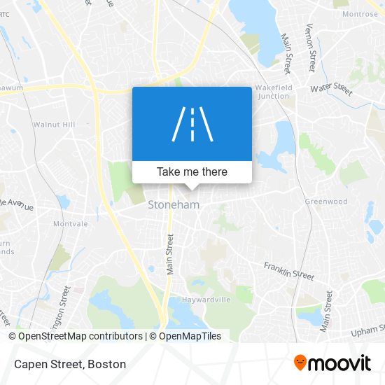 Capen Street map