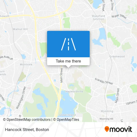 Hancock Street map