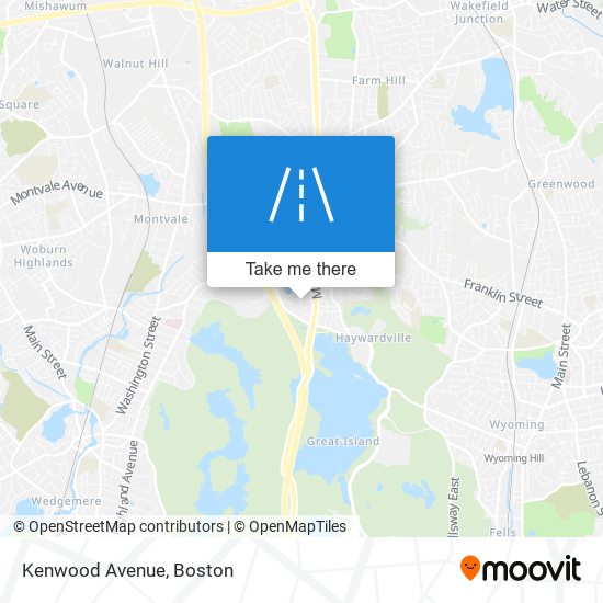 Mapa de Kenwood Avenue