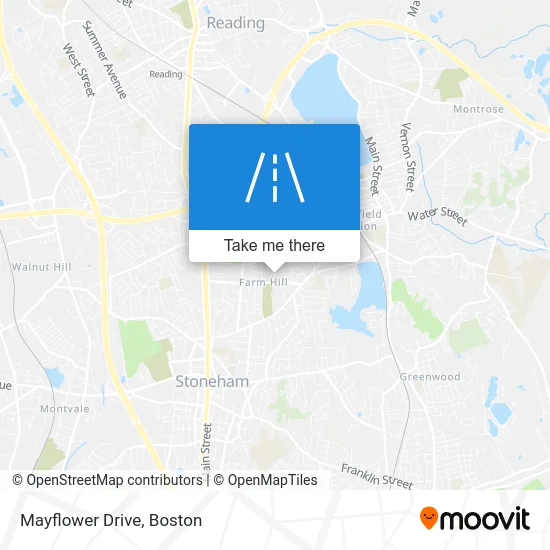 Mayflower Drive map