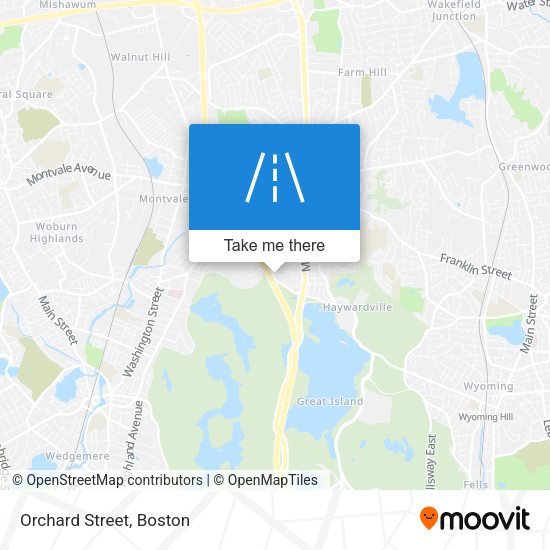 Mapa de Orchard Street