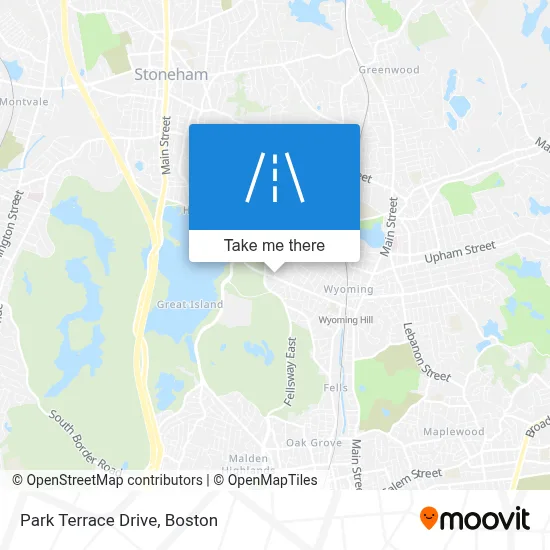 Park Terrace Drive map