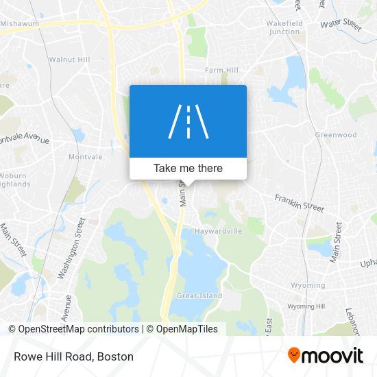 Mapa de Rowe Hill Road