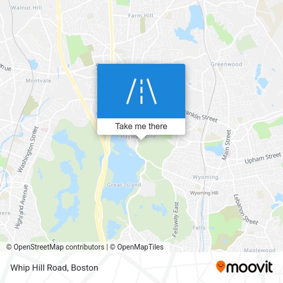 Mapa de Whip Hill Road