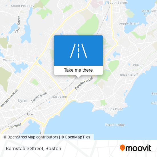 Barnstable Street map