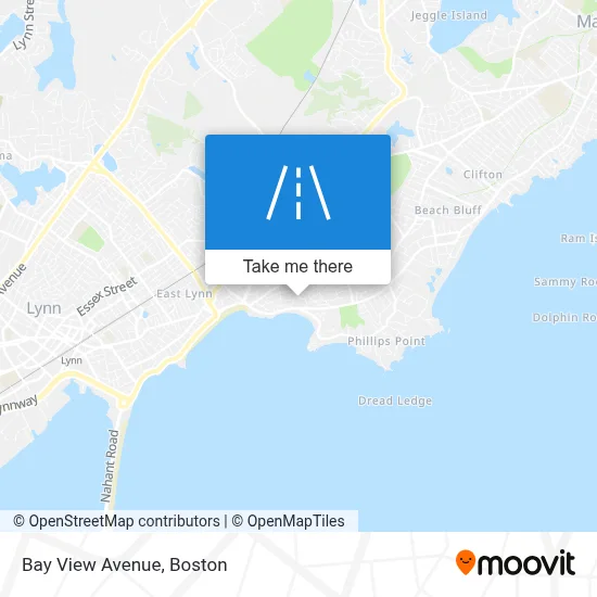 Bay View Avenue map