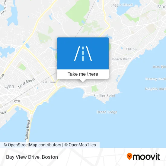 Bay View Drive map