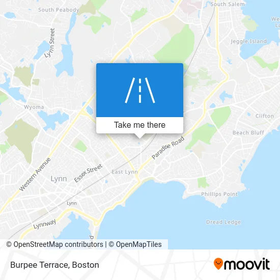 Burpee Terrace map