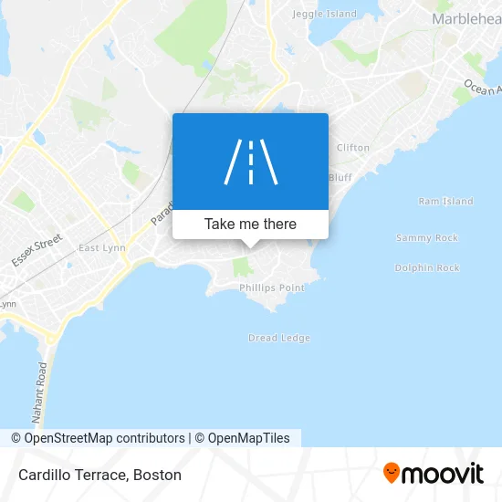 Cardillo Terrace map