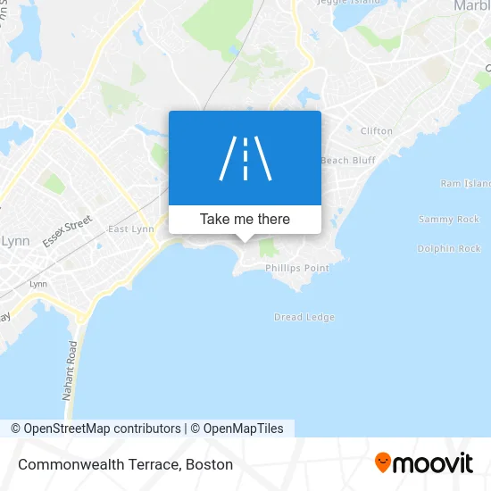Commonwealth Terrace map