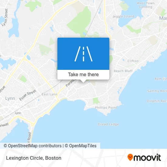 Lexington Circle map