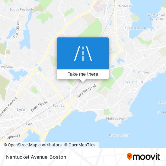 Nantucket Avenue map