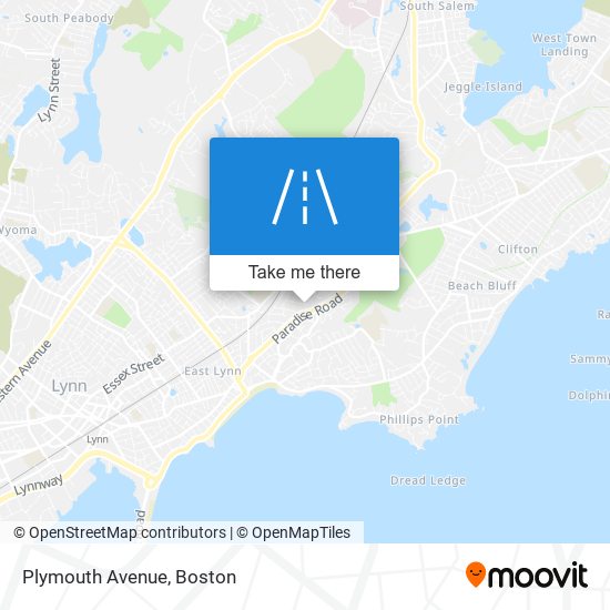 Mapa de Plymouth Avenue