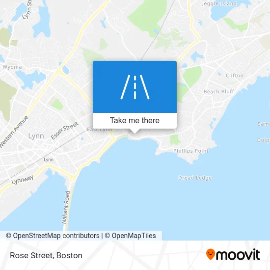 Rose Street map