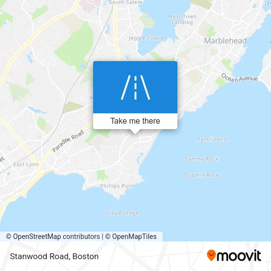 Stanwood Road map