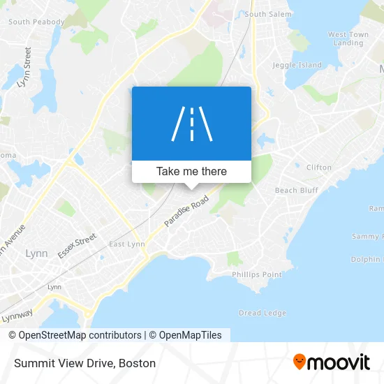 Summit View Drive map