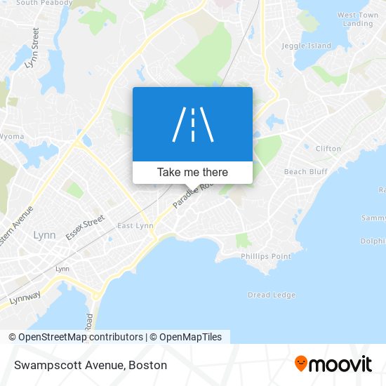 Mapa de Swampscott Avenue