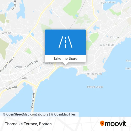 Thorndike Terrace map