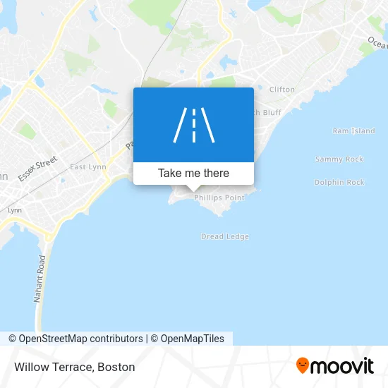 Willow Terrace map