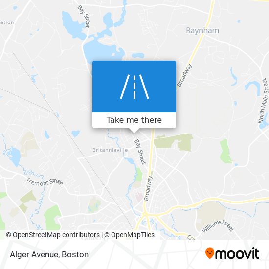 Alger Avenue map