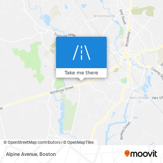 Alpine Avenue map