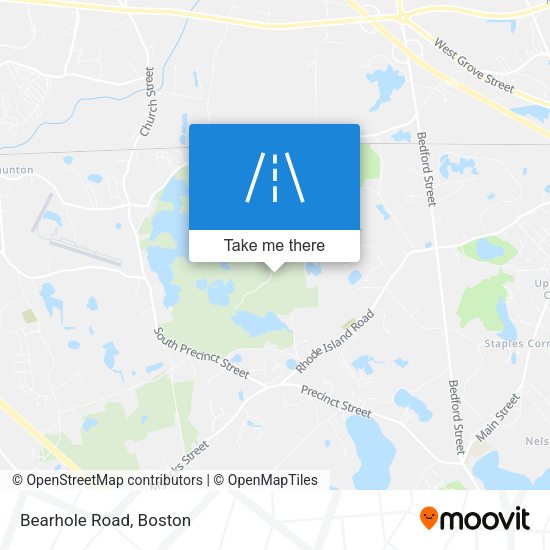 Mapa de Bearhole Road