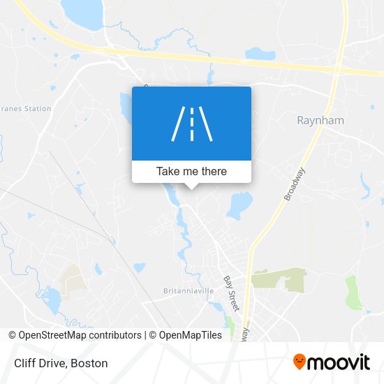 Mapa de Cliff Drive
