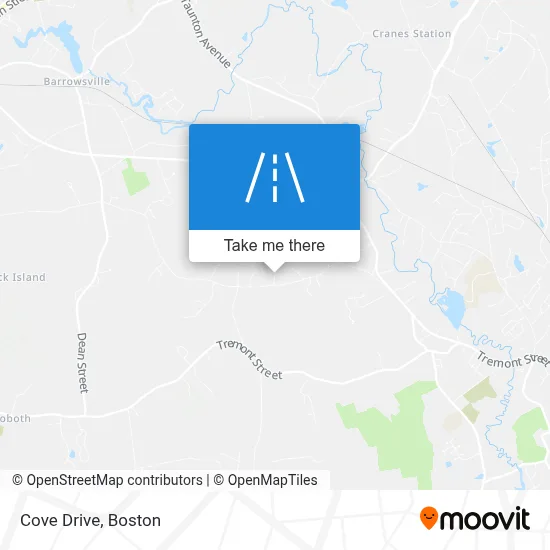 Cove Drive map