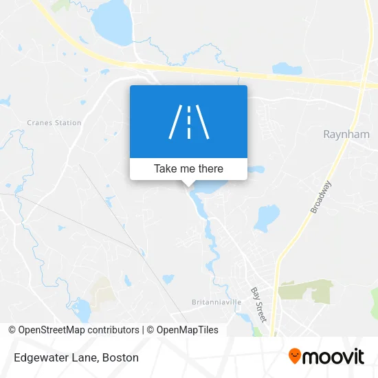 Edgewater Lane map
