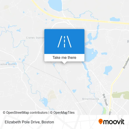 Elizabeth Pole Drive map