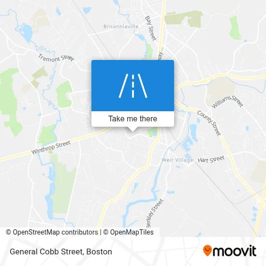 General Cobb Street map