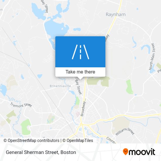 General Sherman Street map