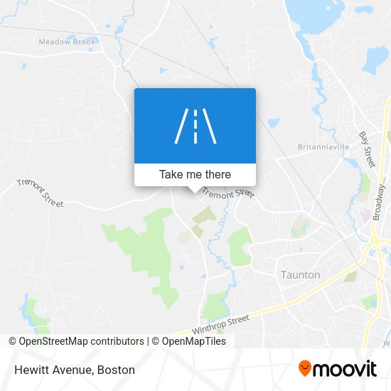 Mapa de Hewitt Avenue